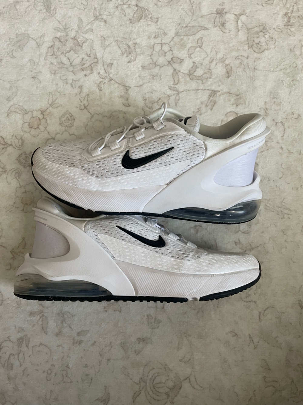 Nike Kids Air Max 270 GO Sneakers - White/Black - Picture 5 of 10